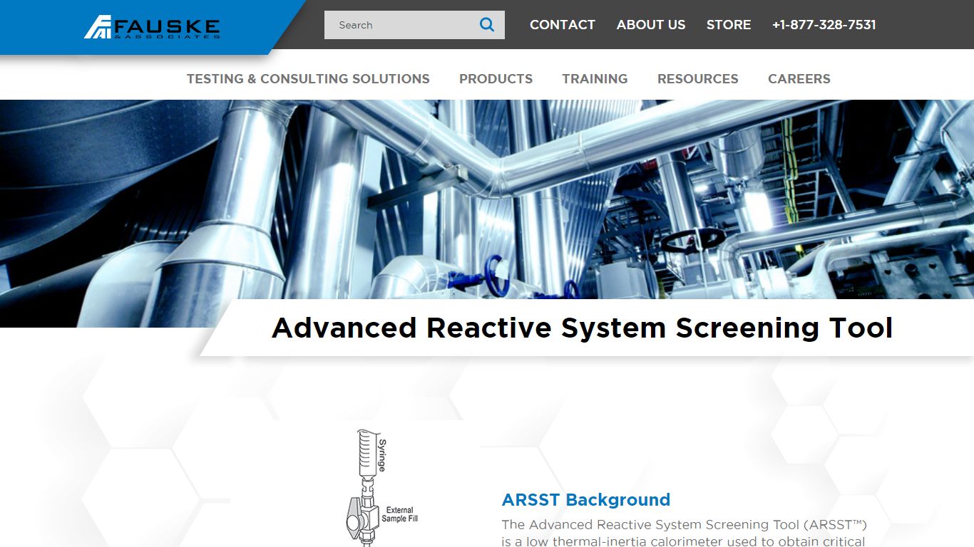 Advanced Reactive System Screening (ARSST ) Tool | Fauske